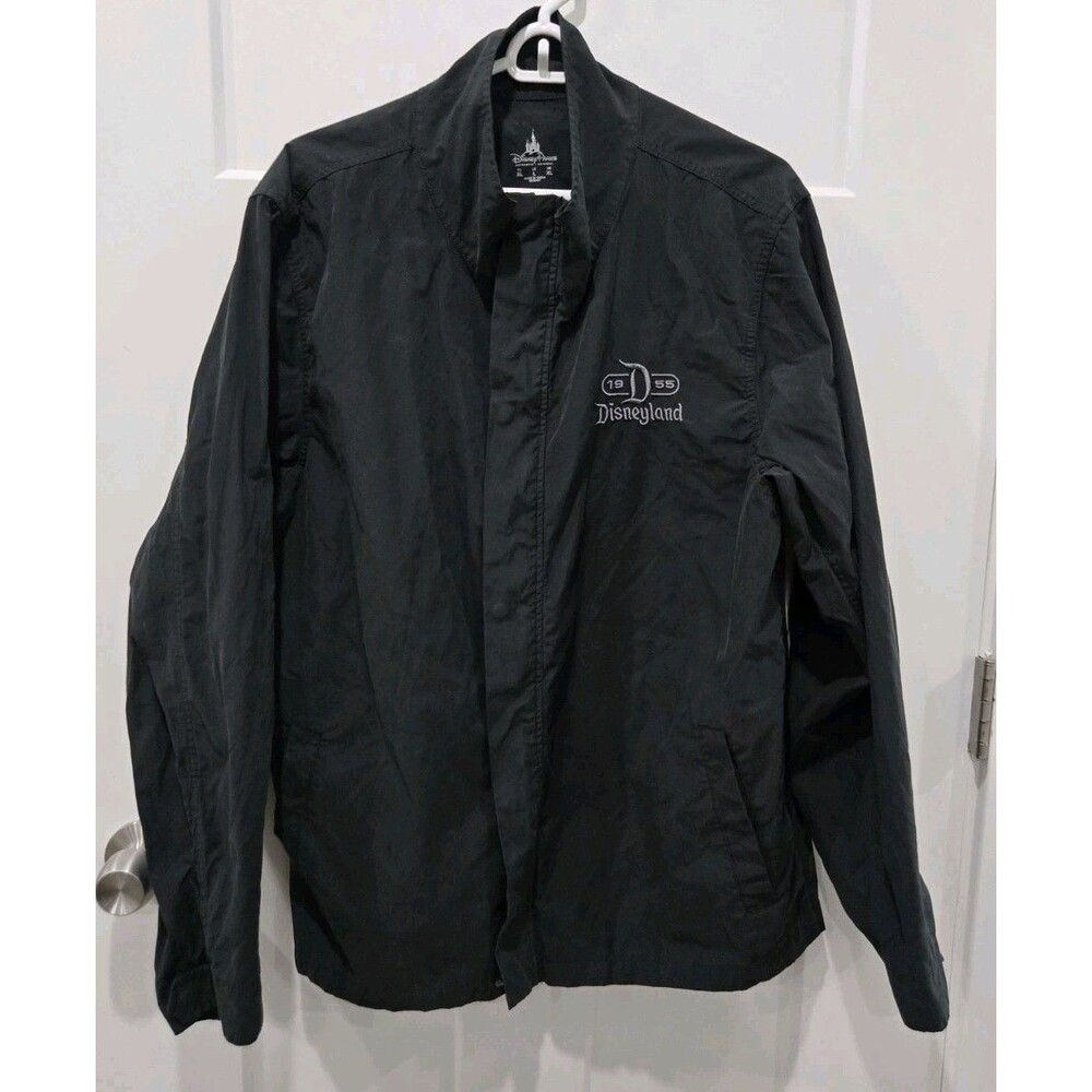 Walt Disney Disneyland 1955 Embroidered Logo Men's Full Zip Jacket Size L